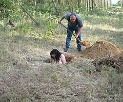 Bizarre Buried Forest Humiliation